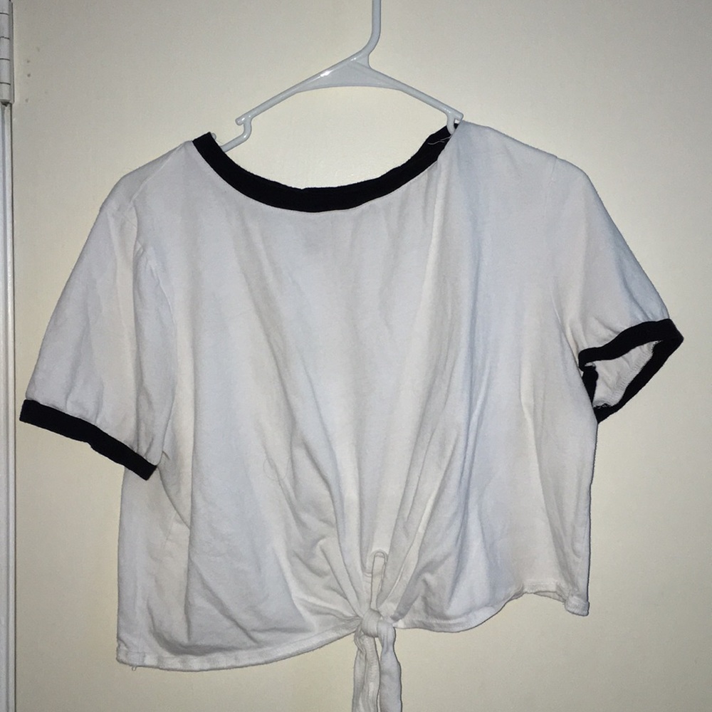 White crop top